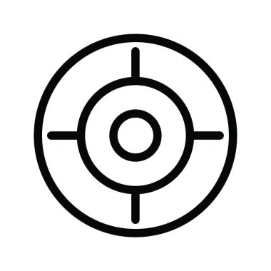 hedef simge vektör illüstrasyonu