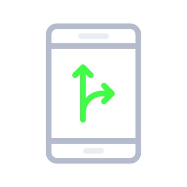 Yönlendirme simgesi vektör illüstrasyonu