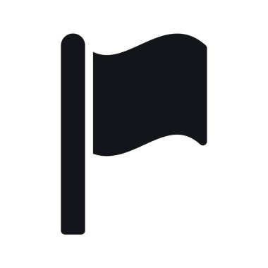 bayrak ikonu vektör illüstrasyonu