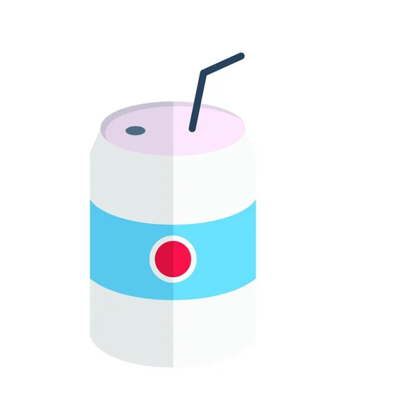 罐装饮料 简单食品图标 — 图库矢量图片