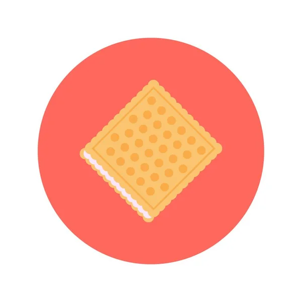 Cookie Web Icon Vektor Illustration — Stockvektor