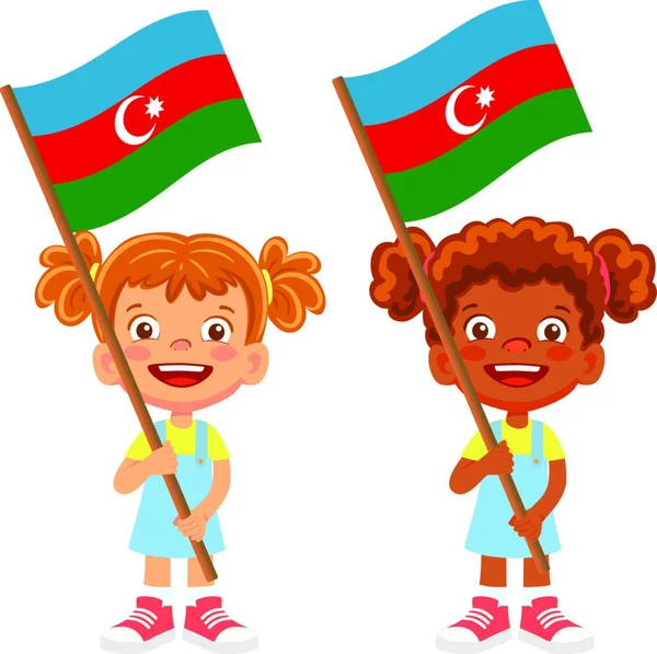 Azerbaycan Bayrağı — Stok Vektör