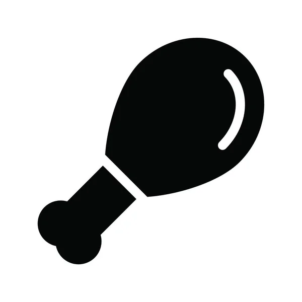 Ikona Drumstick Web Ilustracja Wektor — Wektor stockowy