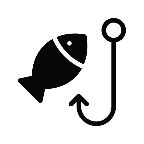 Hook Icon Vector Illustration — Stock Vector