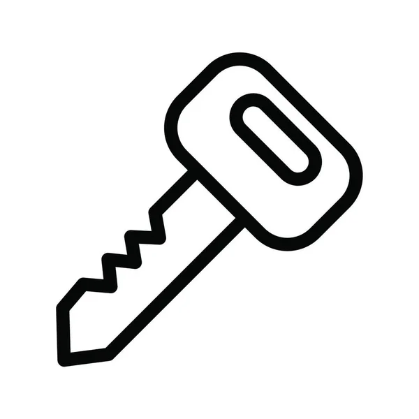 Schlüssel Web Icon Vektor Illustration — Stockvektor