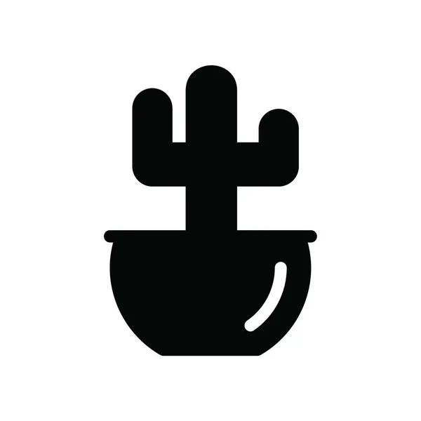 Cactus Icon Vector Illustration — Stock Vector