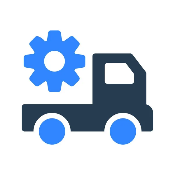 Logistics Web Icon Vector Illustration — Stock Vector