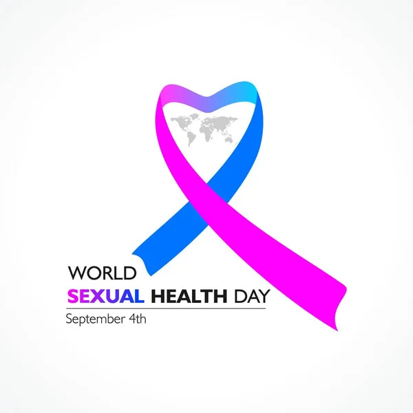 Koncepcja Światowego Dnia Zdrowia Seksualnego Który Odbywa Się Września — Wektor stockowy