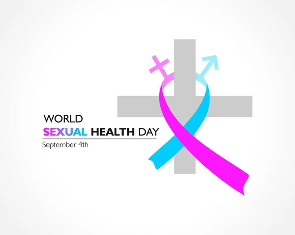 World Sexual Health Day Concept Which Held September 4Th — Stock Vector