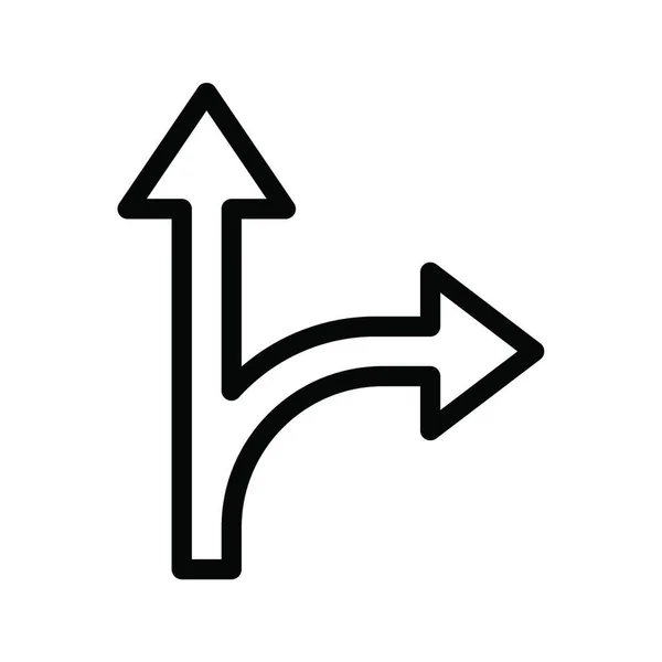 Arrows Web Icon Vector Illustration — Stock Vector
