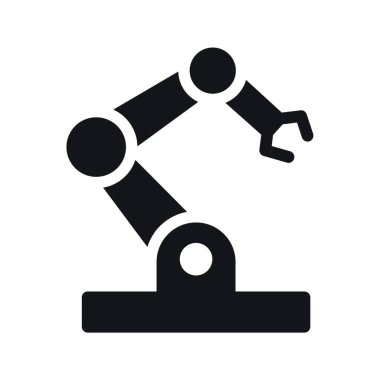 İmalat simgesi vektör illüstrasyonu