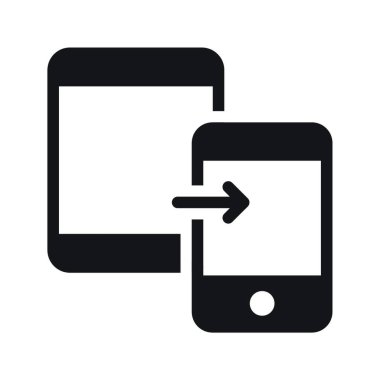 dosya paylaşım ikonu vektör illüstrasyonu