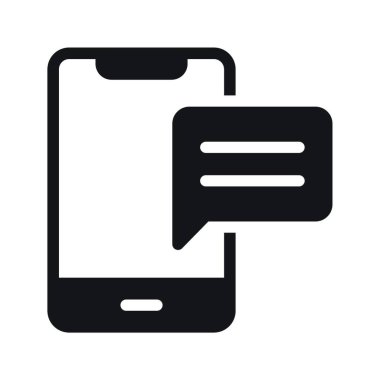 metin iletisi vektör illüstrasyonu