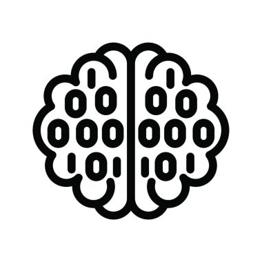 Simge vektör illüstrasyonu kodlanıyor 