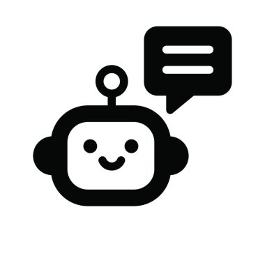 robot web simgesi vektör illüstrasyonu