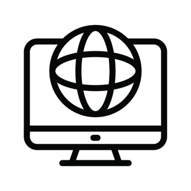 Web simgesi, vektör illüstrasyonu 