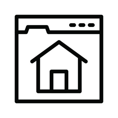 Web simgesi, vektör illüstrasyonu 