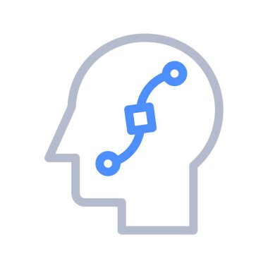 Bezier ikon vektör illüstrasyonu 