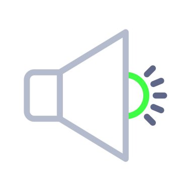 Megafon web simge vektör çizim