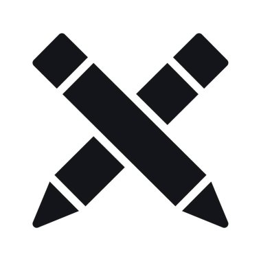 Kalem simgesi vektör illüstrasyonu