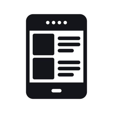 Anket simgesi vektör illüstrasyonu