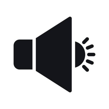 Megafon web simge vektör çizim