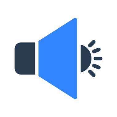 Megafon web simge vektör çizim