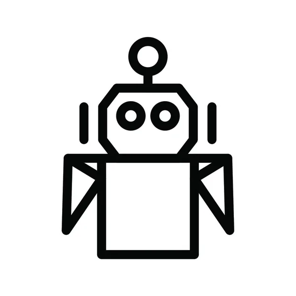 Robot Icône Web Illustration Vectorielle — Image vectorielle