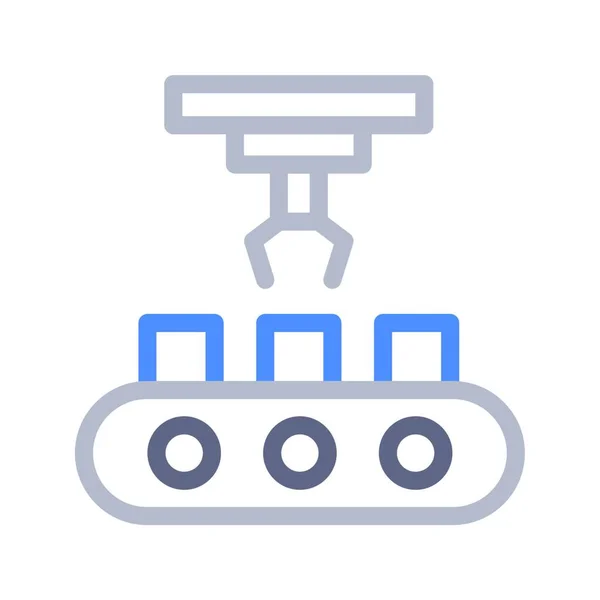 Transportband Web Icoon Vector Illustratie — Stockvector