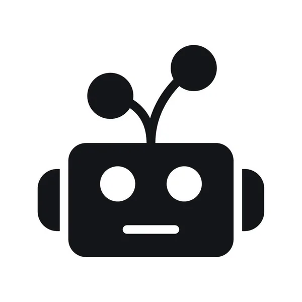 Illustrazione Vettoriale Icona Web Robot — Vettoriale Stock