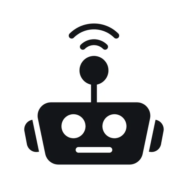 Illustrazione Vettoriale Icona Web Robot — Vettoriale Stock