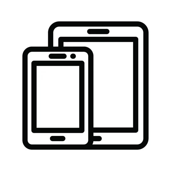 Devices Icon Vector Illustration — Image vectorielle
