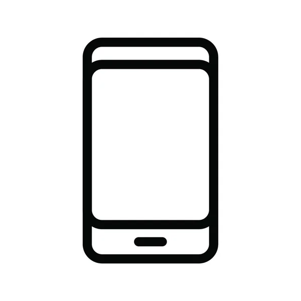 Телефон Веб Іконка Векторна Ілюстрація — стоковий вектор