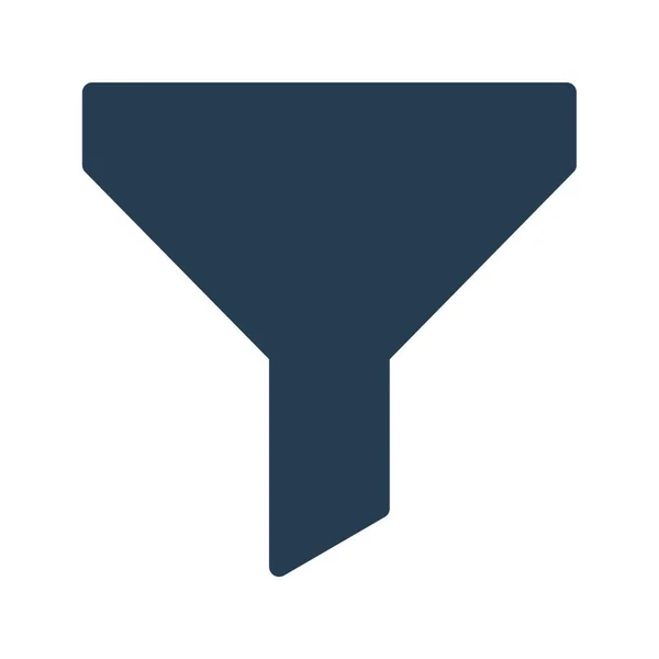 Trichter Symbol Vektorillustration — Stockvektor