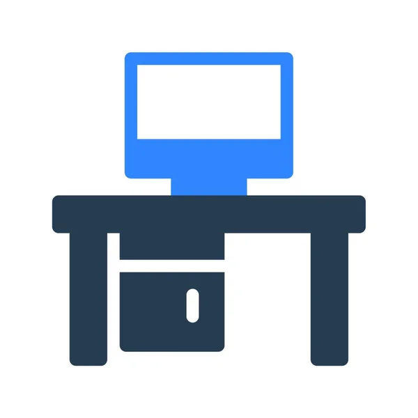 Table Icon Vector Illustration Simple Design — Stockvektor