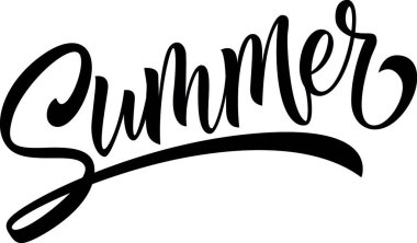 Yaz Mektubu, vektör illüstrasyonu basit tasarım