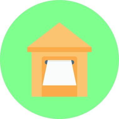 posta kutusu simgesi, vektör illüstrasyonu basit tasarım