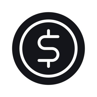 Web sayfası için basit dolar simgesi çizimi 