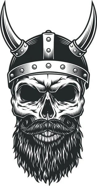stock vector Monochrome vintage skull, vector illustration simple design