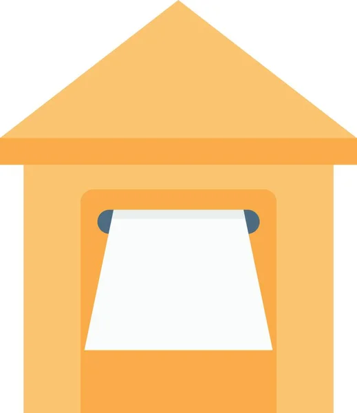 Correspondence Mailbox Illustration Postbox — Stock Vector