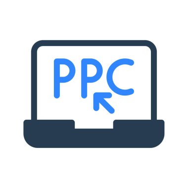 pay per click icon vector illustration