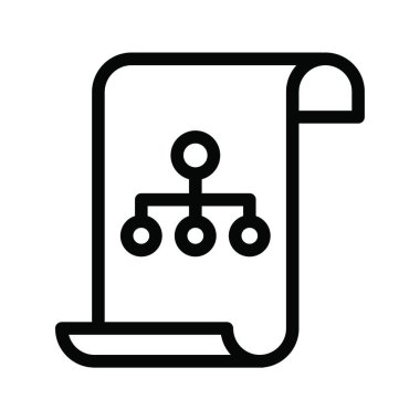 hiyerarşi simgesi vektör illüstrasyonu