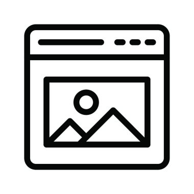 Web tasarım ikonu vektör illüstrasyonu