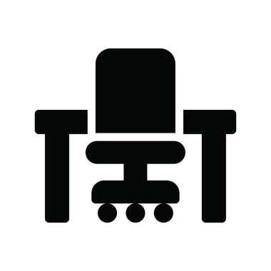 iş yeri simgesi vektör illüstrasyonu