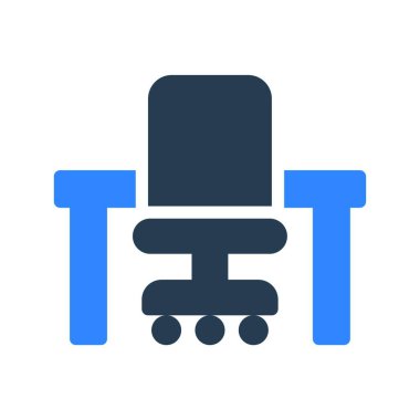 iş yeri simgesi vektör illüstrasyonu