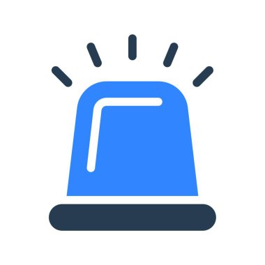 acil durum simgesi vektör illüstrasyonu