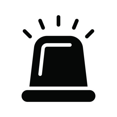 acil durum simgesi vektör illüstrasyonu