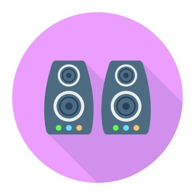 woofers simge vektör illüstrasyonu