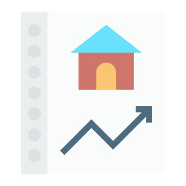 bina simgesi, vektör illüstrasyonu basit tasarım