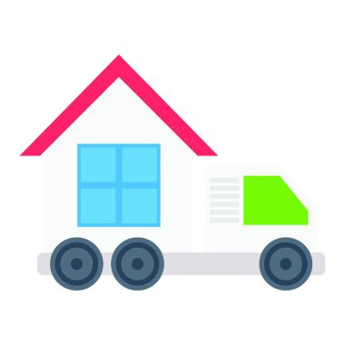 ev simgesi, vektör illüstrasyonu basit tasarım